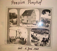 Pension Ponyhof vor 50 Jahren